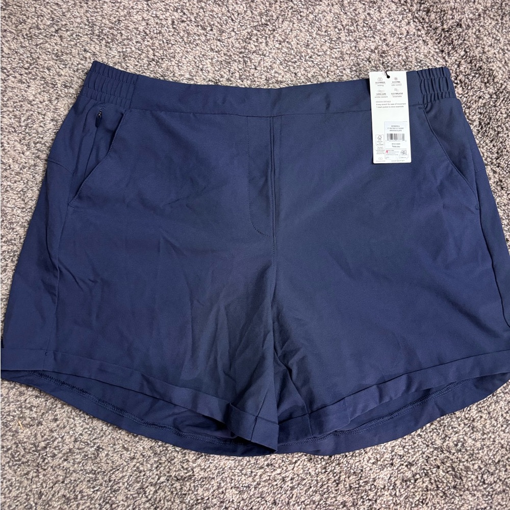 CALIA by Carrie Underwood Navy Athletic Shorts